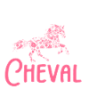 J'peux pas jai cheval - cheval mandala fleurs