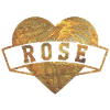 Rose Hearts Gold