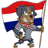 Croatia Fan Dog