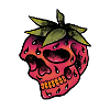 Skull fraise old-school trad.