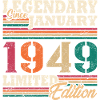 Legendary January 1949 limited edition