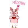 Schwein Mädchen