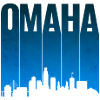 Omaha Skyline Blau Gradient