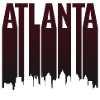 Atlanta Skyline Vertical Silhouette