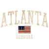 Atlanta Georgia Retro Flag Tee