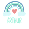 Arthur Nom Rainbow Baby