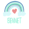 Bennet Nom Rainbow Baby