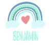 Benjamin Name Rainbow Baby