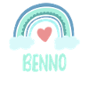 Benno Name Rainbow Baby