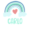 Carlo Nom Rainbow Baby