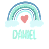 Daniel Name Rainbow Baby