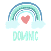 Dominic Navn Rainbow Baby
