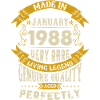 Janvier 1988 Millésime anniversaire