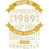 Janvier 1989 Millésime anniversaire