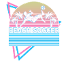 Beach Soccer Player Retro