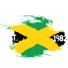 Jamaica Brush Flag Est1982