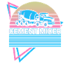 Cement mixer cement mixture retro