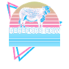 Hereford cow retro