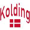 Drapeau de Kolding Danemark