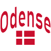 Drapeau d’Odense Danemark