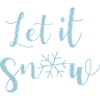 Letitsnow snow quota snowflake christmas
