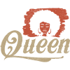 Queen Afro Silhouette