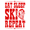 Eat Sleep Ski Repeat