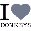 I LOVE DONKEYS