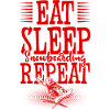 Eat Sleep Snowboarding Repeat