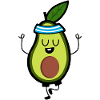 Avocado Meditation Yoga