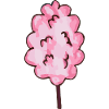Barbe à papa rose