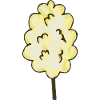 Barbe à papa jaune
