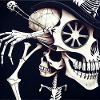 Squelette steampunk