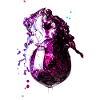 Glass - Violet Splash
