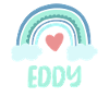Eddy Name Rainbow Baby