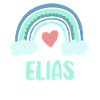 Nom d’Elijah Rainbow Baby