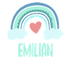 Nom émilien Rainbow Baby
