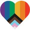 Regenbogen Herz