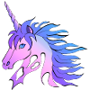 Einhorn unglaublichschöne Farbgebung