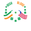 Drapeau irlando-américain Celtic Cross Lust