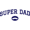 Super dad moustachea