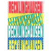 Recklinghausen Germany City Font Skyline