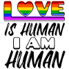 Love Rainbow Human Rights Statement Lesbians