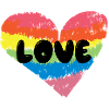 Lgbt Heart Love Rainbow Rights Homosexuals