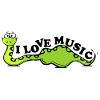 The snake loves music