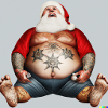 fat santa claus