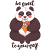 Soyez doux avec vous-même - Panda