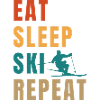 Manger dormir ski répéter