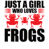 Frosch Mädchen Kinder Frösche