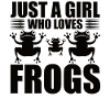 Frog Girls Children Frogs